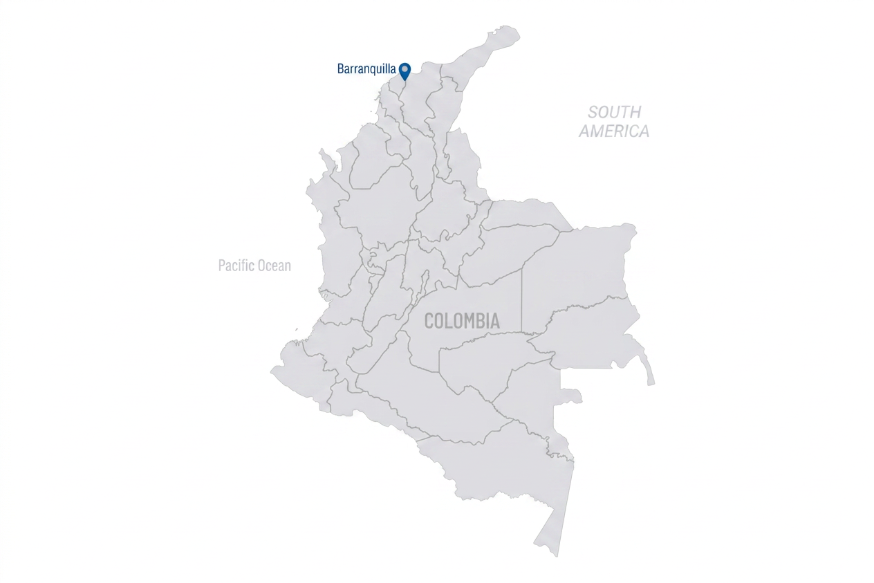 Barranquilla, Colombia map